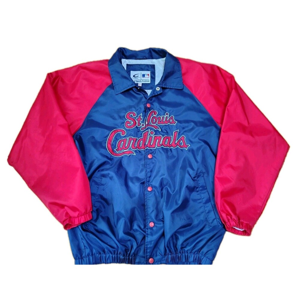 GIII Carl Banks Jacket Mens Medium St Louis Cardinals MLB Embroidered Vintage